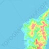 San Andres topographic map, elevation, terrain