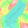 Lac Moero topographic map, elevation, terrain