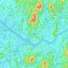 Seoul topographic map, elevation, terrain