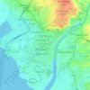 Poblacion topographic map, elevation, terrain