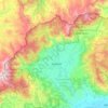 Almopia Municipality topographic map, elevation, terrain