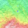 Roer topographic map, elevation, terrain