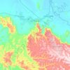 Los Pijiguaos topographic map, elevation, terrain