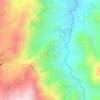 San Carlos topographic map, elevation, terrain