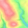 Glenane More topographic map, elevation, terrain