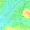 Minzhu Subdistrict topographic map, elevation, terrain