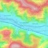 Geradstetten topographic map, elevation, terrain