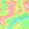 Pastos Bons topographic map, elevation, terrain