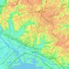 Funabashi topographic map, elevation, terrain