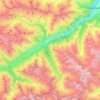 сельское поселение Верхний Баксан topographic map, elevation, terrain