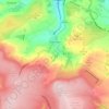 Oxenhope topographic map, elevation, terrain