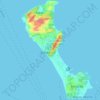 Boracay Island topographic map, elevation, terrain