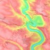 Buchach topographic map, elevation, terrain