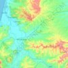 Rocafuerte topographic map, elevation, terrain