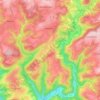 Daleiden topographic map, elevation, terrain