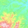 São Sepé topographic map, elevation, terrain