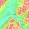 Tchita topographic map, elevation, terrain
