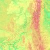 Perm Krai topographic map, elevation, terrain