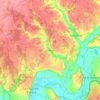 Lunay topographic map, elevation, terrain