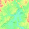 Juncal do Campo topographic map, elevation, terrain