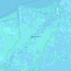 Mandjeswaard topographic map, elevation, terrain