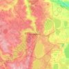 Tcheliabinsk topographic map, elevation, terrain