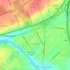 Penndel topographic map, elevation, terrain