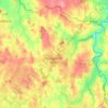 Louvigné-du-Désert topographic map, elevation, terrain