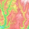 Taussac topographic map, elevation, terrain