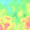Town of Clam Falls topographic map, elevation, terrain