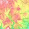 Xaltocan topographic map, elevation, terrain
