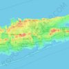 Town of Brookhaven topographic map, elevation, terrain