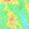 Picanço topographic map, elevation, terrain