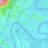 Indooroopilly topographic map, elevation, terrain