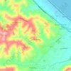 Mondolfo topographic map, elevation, terrain