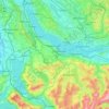 Sihl topographic map, elevation, terrain