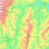 San Juan Bosco topographic map, elevation, terrain