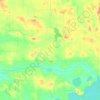 Chazel topographic map, elevation, terrain