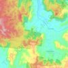 Conondale topographic map, elevation, terrain