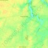 Thignonville topographic map, elevation, terrain