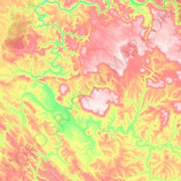 Вельмо topographic map, elevation, terrain