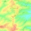 Hébuterne topographic map, elevation, terrain