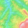 Wengen topographic map, elevation, terrain