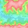 Chevregny topographic map, elevation, terrain