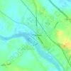 Phoenix topographic map, elevation, terrain