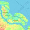 Kepulauan Meranti topographic map, elevation, terrain