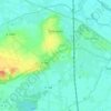 Isbergues topographic map, elevation, terrain