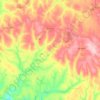 Manduri topographic map, elevation, terrain