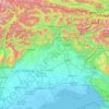 Friuli-Venecia Julia topographic map, elevation, terrain