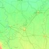 Western topographic map, elevation, terrain